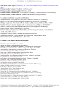 Cover page: Seismology on Venus with infrasound observations from balloon and orbit