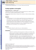 Cover page: Feeding regulation in Drosophila