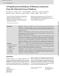 Cover page: A Population-Level Analysis of Pituitary Carcinoma from the National Cancer Database