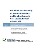Cover page: Economic Sustainability of Sidewalk Networks and Funding Scenario Cost Distributions in Atlanta, GA