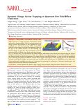Cover page: Dynamic Charge Carrier Trapping in Quantum Dot Field Effect Transistors