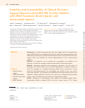 Cover page: Usability and Acceptability of Clinical Decision Support Based on the KIIDS-TBI Tool for Children with Mild Traumatic Brain Injuries and Intracranial Injuries