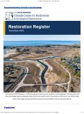 Cover page of UCSB Restoration Register - November 2023
