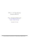 Cover page: UPC++ v1.0 Specification, Revision 2021.9.0