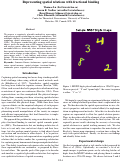 Cover page: Representing spatial relations with fractional binding