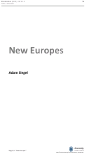 Cover page: New Europes
