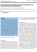 Cover page: Acne fulminans induced by a low dose isotretinoin: case report and review of the literature