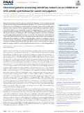 Cover page: Chemical genetic screening identifies nalacin as an inhibitor of GH3 amido synthetase for auxin conjugation