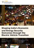 Cover page of Shaping India’s Economic and Energy Security Outcomes through the Electric Vehicle Transition