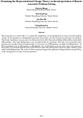 Cover page: Examining the Representational Change Theory on the interpretation of Remote Associates Problem Solving