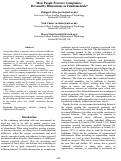 Cover page: How People Perceive Companies: Personality Dimensions as Fundamentals?