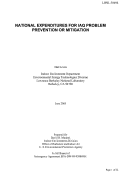 Cover page: National Expenditures for IAQ Problem Prevention or Mitigation