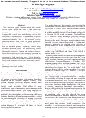 Cover page: Is Lexical Access Driven by Temporal Order or Perceptual Salience? Evidence from British Sign Language