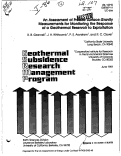 Cover page: AN ASSESSMENT OF PRECISE SURFACE GRAVITY MEASUREMENTS FOR MONITORING THE RESPONSE OF A GEOTHERMAL RESERVOIR TO EXPLOITATION