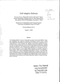 Cover page: Self-adaptive software