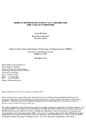 Cover page: Korean Technology Policy at a Crossroads: The Case of Computers