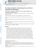 Cover page: From Image to Diagnosis: Characterizing Sources of Error in Histopathologic Interpretation.