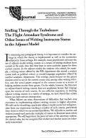 Cover page: Smiling Through the Turbulence: The Flight Attendant Syndrome and Other Issues of Writing Instructor Status in the Adjunct Model