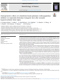 Cover page: Neuroprotective effects of a dendrimer-based glutamate carboxypeptidase inhibitor on superoxide dismutase transgenic mice after neonatal hypoxic-ischemic brain injury