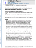 Cover page: Sex Differences in Pubertal Circadian and Ultradian Rhythmic Development Under Semi-naturalistic Conditions.