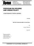 Cover page of The New Demographics of Housing