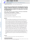 Cover page: Inversion recovery ultrashort echo time magnetic resonance imaging: A method for simultaneous direct detection of myelin and high signal demonstration of iron deposition in the brain – A feasibility study