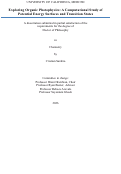 Cover page of Exploring Organic Photophysics: A Computational Study of Potential Energy Surfaces and Transition States