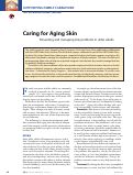 Cover page: Caring for Aging Skin
