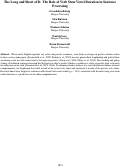 Cover page: The Long and Short of It: The Role of Verb Stem Vowel Duration in SentenceProcessing