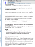 Cover page: Randomized controlled trial of a positive affect intervention for methamphetamine users