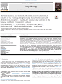 Cover page: Thermal response and horizontal transmission of cameroonian isolates of the entomopathogenic fungi Beauveria bassiana and Metarhizium anisopliae – Candidates for microbial controls of the banana root borer Cosmopolites sordidus