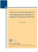 Cover page: The Cost to Ocean County of Providing Pension Benefits to Employee's Domestic Partners
