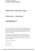 Cover page: Multi-Sensor Traffic Data Fusion