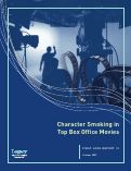 Cover page of American Legacy Foundation, First Look Report 18. Character Smoking in Top Box Office Movies
