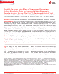 Cover page: Racial Differences in the Effect of Granulocyte Macrophage Colony‐Stimulating Factor on Improved Walking Distance in Peripheral Artery Disease: The PROPEL Randomized Clinical Trial