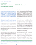 Cover page: CROI 2016: Complications of HIV Infection and Antiretroviral Therapy.