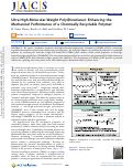 Cover page: Ultra-High-Molecular-Weight Poly(Dioxolane): Enhancing the Mechanical Performance of a Chemically Recyclable Polymer