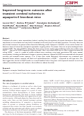 Cover page: Improved long-term outcome after transient cerebral ischemia in aquaporin-4 knockout mice