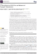 Cover page: A Novel Role for UNC119 as an Enhancer of Synaptic Transmission.