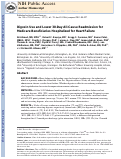 Cover page: Digoxin Use and Lower 30-day All-cause Readmission for Medicare Beneficiaries Hospitalized for Heart Failure