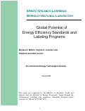 Cover page: Global Potential of Energy Efficiency Standards and Labeling Programs
