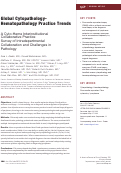 Cover page: Global Cytopathology-Hematopathology Practice TrendsA Cyto-Heme Interinstitutional Collaborative Practice Survey of Intradepartmental Collaboration and Challenges in Pathology