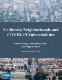 Cover page: California Neighborhoods and COVID-19 Vulnerabilities&nbsp;