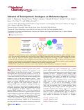 Cover page: Advance of Seriniquinone Analogues as Melanoma Agents