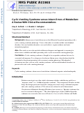 Cover page: Cyclic vomiting syndrome versus inborn errors of metabolism: A review with clinical recommendations