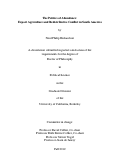 Cover page: The Politics of Abundance: Export Agriculture and Redistributive Conflict in South America