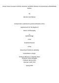 Cover page: Breast Cancer Survival in African American and White Women: An Assessment of Modifiable Factors