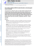 Cover page: Associations between DSM-IV mental disorders and subsequent onset of arthritis