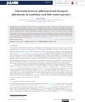 Cover page: Interaction between epilaryngeal and laryngeal adjustments in regulating vocal fold contact pressure