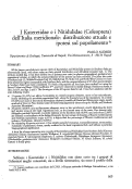 Cover page: I Kateretidae e i Nitidulidae (Coleoptera) dell'Italia meridionale: distribuzione attuale e ipotesi sul popolamento